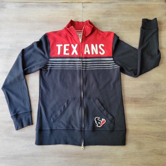 Houston Texans NFL 47 Brand Jacket Men’s Embroidered Logo Multi-Color - Picture 1 of 8
